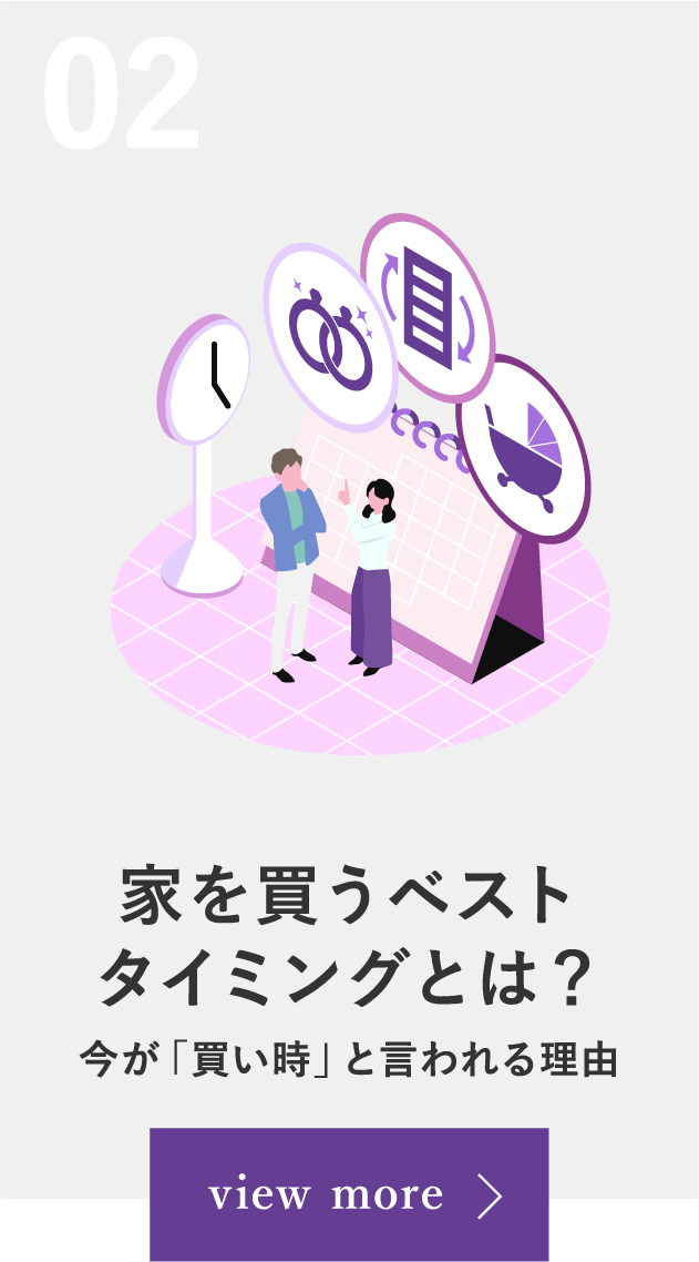 02 家を買うベストタイミングとは？（今が「買い時」と言われる理由）