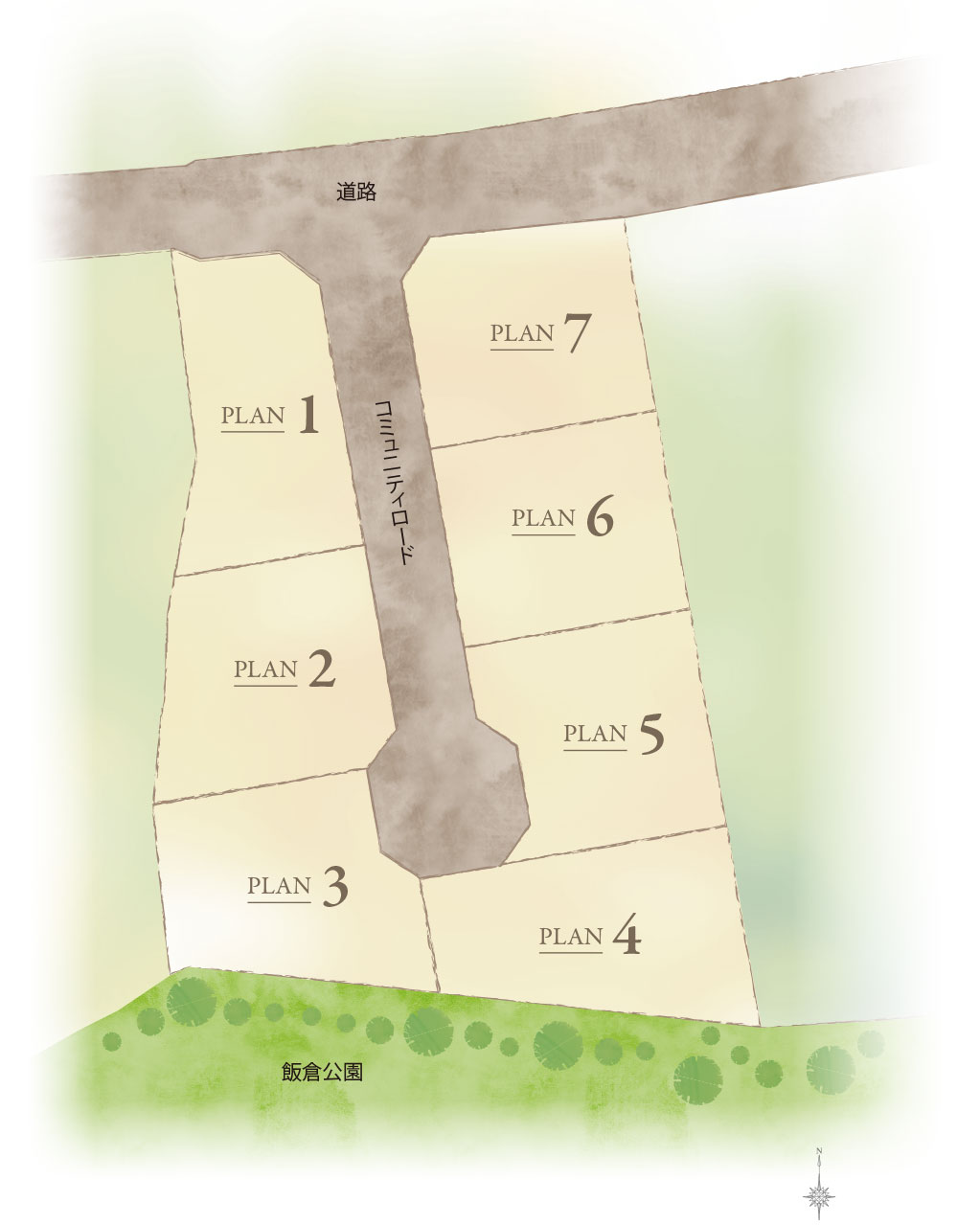 ヴェルコート飯倉2丁目 パークサイド 区画図image